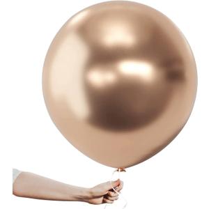 KatchOn, Big 18 Inch Champagne Balloons - Pack of 10 | Champagne Latex Balloons for Graduation Decorations 2025 | Wedding, Birthday Decor, Baby Shower Decorations