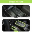RT-TCZ for Jeep JK Gear Shift Panel Trim Cover Light Green for Jeep Wrangler JK JKU 2011-2017 Light Green Interior Accessories 2pcs