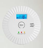 Smoke Detector Carbon Monoxide Gas Alarm, Fire Carbon Monoxide (CO) Detector 2 in 1 with Digital Display and Sound Light Alarm, Battery Operated Suitable for Bedroom Warehouse Kitchen or RV Travel 2Pcs