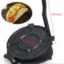 Cast Iron 12 Inch Tortilla Press Tortilla Maker,Heavy Duty Tortillera Pataconera,Flour Tortilla Press(SA125) (12 INCH)