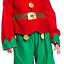 EraSpooky Child Christmas Santa Elf Costume for Boys Size 5-6