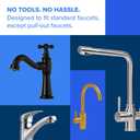Brita Faucet Mount Water Filter System, Chrome, No-Wait Filtration, Easy Install, Multi-Use Tap Water Filter for Kitchens, Bathrooms & Small Spaces