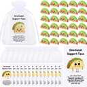 Huwena 100 Employee Appreciation Gifts Emotional Positive Resin Support Bulk Funny Social Worker Gifts for Team Staff Nurse Teacher Rewards (Taco)