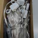 HXWEIYE 300LED Fairy Curtain Lights, 9.8x9.8Ft USB Plug-in 8 Modes Christmas String Hanging Lights with Remote for Bedroom Backdrop Wedding Indoor Wall Decor, White, Tangle-Free  1 Pack (Regular)