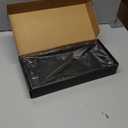 Toilet Paper Basket Organizer – Oak Wood Toilet Tank Tray with Metal Frame, Back of Tank or Top Bathroom Counter Storage – Black Modern Decor