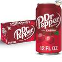 Dr Pepper Cherry Zero Sugar Soda, 12 fl. oz. Cans, 12 Pack 