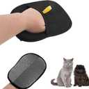 4 x Double-Sided Pet Grooming Gloves, Cat Grooming Gloves Pet Grooming Gloves for Dogs Bathing Pet Hair Remover Gloves Versatile Pet Grooming Gloves for Dog & Cat Washing Deshedding Grooming