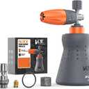 NIXX Foam Cannon PRO S2.0, Snow Foam Lance for Pressure Washer 1L Wide Bottle), 1/4 Inch Quick Connect - Adjustable Car Wash Foam Gun Sprayer, Soap Blaster Accessories.