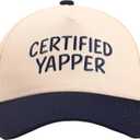 Classic Novelty Baseball Cap, Funny Design, Adjustable Fit, Casual Style (Blue)