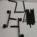 OTROUWORHT Rolling Clothes Rack Metal Clothing Rack with Wheels Garment Rack with Bottom Shelf for Hanging Clothes Shirts Jeans and Coats Black
