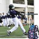KAVIGOR Baseball Bag for Youth and Adult, Softball Bag 50L Large Capacity Holds 4 Bats, Equipment Backpack with Shoes Compartment