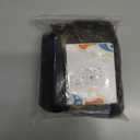 ColorGround 3-Pieces Chain and Moustache and Short Curly Wig for 70'S Disco Party (Black (4 pieces set))