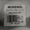 MORENDL Toddler Light Up Walking Shoes Baby Non-Slip Sock Shoes Toddler Slip On Sneakers Boys & Girls (9-12 Months Infant, Brown)