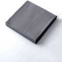 Microfiber Queen Bedding Flat Sheet, Ultra Soft and Wrinkle, Fade, Stain Resistant Top Sheet (Dark Grey, Twin)