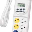 Coralife Aquarium Fish Tank 8-Outlet 24/7 Digital Power Center Timer (1875 W / 10.25 IN)