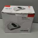 UV Gel Nail Lamp 120W LED Nail Light Fast Dryer for Gel Polish Curing with 4 Timers Portable Handle Large Space Automatic Sensor (White)