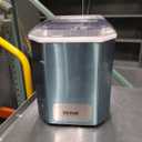 VEVOR Countertop Ice Maker, 9 Cubes Ready in 6 Mins, 26lbs in 24Hrs, Self-Cleaning Portable Ice Maker with Ice Scoop and Basket, Ice Machine with 2 Sizes Bullet Ice for Home Kitchen Office Bar Party