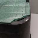 NDS 117BC* 15 in. X 22 in. Rectangular Jumbo Valve Box and Cover, 12 in. Height, Irrigation Control Valve Lettering, Black Box, Green Overlapping Cover, Black/Green