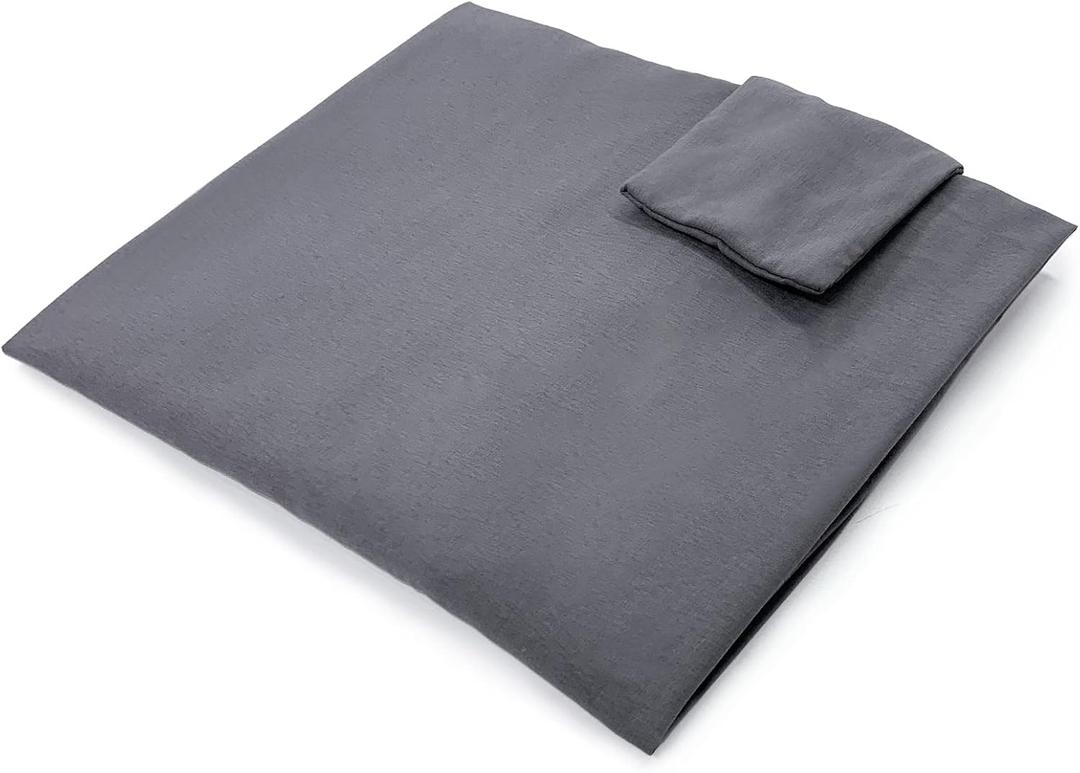 Vekkia Queen Size60"x10"x6" Bed Wedge Pillow Replacement Cover Only/Headboard Pillow Case/Mattress Wedge CoverGrey