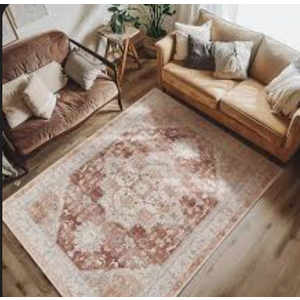 jinchan Area Rug 6x9 Floral Brick Red Rug Distressed Thin Rug jinchan Area Rug 6x9 Floral Brick Red Rug Distressed Thin Rug