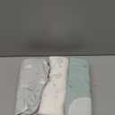 3-Pack Organic Baby Swaddle Sleep Sacks - Swaddles for Newborns, Infant 0-3 Months, Baby Girls, Boys, Soft & Snug Newborn Sleep Sack, Nursery Swaddling Blankets (Bunnies, One Size)