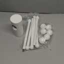 Wooden Coat Rack Freestanding with 12 Hooks 3 Adjustable HeightsStanding Coat Rack Tree for Hat and Coat Rack for Small Spaces Entryway,Office,Bedroom,White