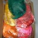 PLULON 9 Pcs Colorful Short Bob Wig and 9 Pcs Sunglass Set Neon Colored Wigs Cosplay Wigs Daily Party Hairpieces for Bachelorette Glow in The Dark Neon Party Favors Halloween Costume Supplies