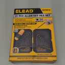 ELEAD 31-Piece Hex Key Set - Allen Wrench Set, SAE and Metric Allen Keys MM(0.7mm-10mm) SAE(0.028"-3/8) Heat-Treated, Torque Handle, High Leverage, Long & Short Keys, Easy Organization