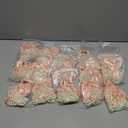 Wedding Pearl Bow Chair Decor Satin Ribbon Bows with Pearl Beaded String Garland Aisle Chair Sashes Decorations for Ceremony Coquette Party Banquet Decor (Champagne Pink)