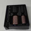 SKIMI Hair Dryer Brush and Blow Dry Brush, Multi-Hot Air Styler with 110000RPM Brushless Motor, Hot Air Brush for Fast Drying Curling Volumizing Straightening&Styling, High-Speed (Black&Rose Gold)