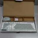 Wireless Keyboard and Mouse Combo, Full-Sized Wireless Keyboard and Adjustable DPI Mouse, 2.4GHz USB Receiver, Silent Keyboard and Mouse for PC, Windows, MAC, Desktop, Laptop (Avocado Green)