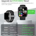 FITVII Health & Fitness Tracker (Answer/Make Calls), Smart Watch with 24/7 Heart Rate and Blood Pressure, Sleep Tracking, Blood Oxygen Monitor, 120+ Sport Mode Activity Tracker for Women Men 