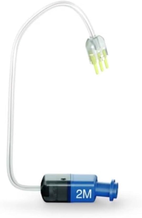 Wire for Phonak Hearing Aid Receiver 4.0 2M Left (Blue) - Compatible with Phonak & Unitron Hearing Aids, Medium Power Replacement (1 PCS) (2-Left)
