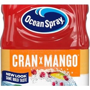 Ocean Spray® Cran-Mango™ Cranberry Mango Juice Drink, 64 Fl Oz Bottle (Pack of 8) EXP. 07/06/2026