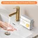 FEXIA Acrylic Napkin Holder Paper Towel Holder for Bathroom Kitchen and Dining Room, Paper Towel Dispenser Modern Dining Table Centerpiece Decor with Sun Design and Inspiring Slogans