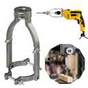 Square Hole Drill Bit Adapter for Drill Machine Accessory, Easy Installation and Disassembly, Mortising Attachment for Drill Press, Woodworking Mortise Machine, Tenon Drill Bits Fixing Bracket.