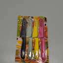 BYkooc 8 pieces Paring Knives (4PCS Peeling Knives and 4PCS Knife Sheath), Ultra Sharp Vegetable and Fruit Knife,German Steel Small Kitchen Knife with PP Plastic Ergonomic Handle