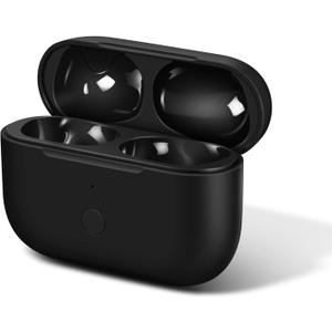 Jinstyles Charging Case Replacement for AirPods Pro 1st & 2nd Generation - Wireless Charger Case with Bluetooth Pairing Sync Button (Earbuds Not Included) - Black