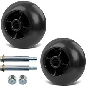 Deck Wheel for Lawn Mower, 03905900 Anti Scalp Deck Wheel Compare with Ariens Gravely Mower Tractors 00473600 06200321 00473800, Aftermarket Double Wheels Kit and Hardware Kit, 2 Pack