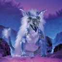 Folkmanis Ice Dragon Hand Puppet, 17 x 10 x 17 in