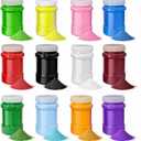 16.5 Lb (12 Pack) Colored Sand for Crafts, 22 oz Each,12 Sand Art Colors Non-Toxic Craft Sand Colored with Storage Container, Non Toxic Spring Summer Teachers Classroom Supplies Tool Sands for Kids