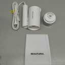 BEAUTURAL Steamer for Clothes, Portable Garment Wrinkle Remover, Fast 30s Heat-up, Foldable and Handheld, 120V Only (Not for 220V Europe), White