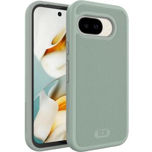 TUDIA for Google Pixel 9a Case (2025) - [MergeGrip] Dual Layer Heavy Duty Slim [Military Grade Drop Tested] Shockproof Protective Pixel 9A Phone Cases - Green Lily