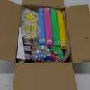 Party Supplies, Glow in the New Year's Dark Party Favors for Adults Kids, 27 Carnival Accessories, 56 LED Light Up Toys Bulk, 100 Glow Sticks Party Pack, Neon Party Supplies & Decorations