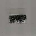 Sratte 60 Pcs S Hooks for Hanging 1.8 Inch Heavy Duty S Hooks Bulk Curtain Hanging Connectors Mini S Shaped Hangers Ornament for Plants Pots Pans Mugs DIY Jewelry (Black)