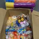 GOAUS Easter Eggs Fillers Party Favors for Kids 220 pcs, Small Toys Prizes with 100 Surprise Eggs for Filling, Goodie Bags Stuffers