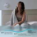 Breescape Cooling Comforter King Size - BlendTek Q-Max>0.46 Tech, Breathable Blanket for Hot Sleepers & Night Sweats Relief, Premium Lightweight Summer Bedding, 106x96 Inches, Misty Gray