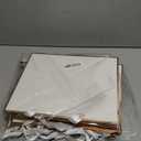 Yeaqee 12 Pack Metallic Paper Gift Bags with Handle and Tissue 9x7x3.1 Gold Foil Welcome Favor Bags Return Gifts for Wedding Fall 5 Senses Valentine Bridesmaid Birthday(White Gold)