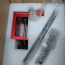 Pocket Hole Jig Kit, Adjustable Aluminum Pocket Hole System, Portable Screw Jig Set Guides Joint Carpentry Locator Woodworking Tools with Wooden Hole Plugs