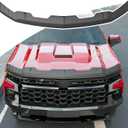 Hood Protector Compatible with 2019-2024 Chevy Silverado 1500 Hood Shield TPE Front Shield Deflector Replacement for 2019 2020 2021 2022 2023 2024 Chevy Silverado Accessories